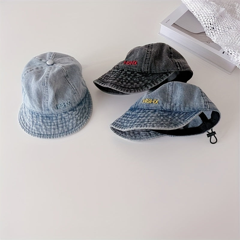Kids Sunshade Bucket Hat for Outdoor Travel