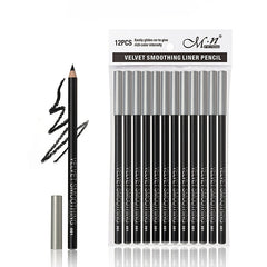 12 Pack Long Lasting Velvet Eyeliner Pen Set