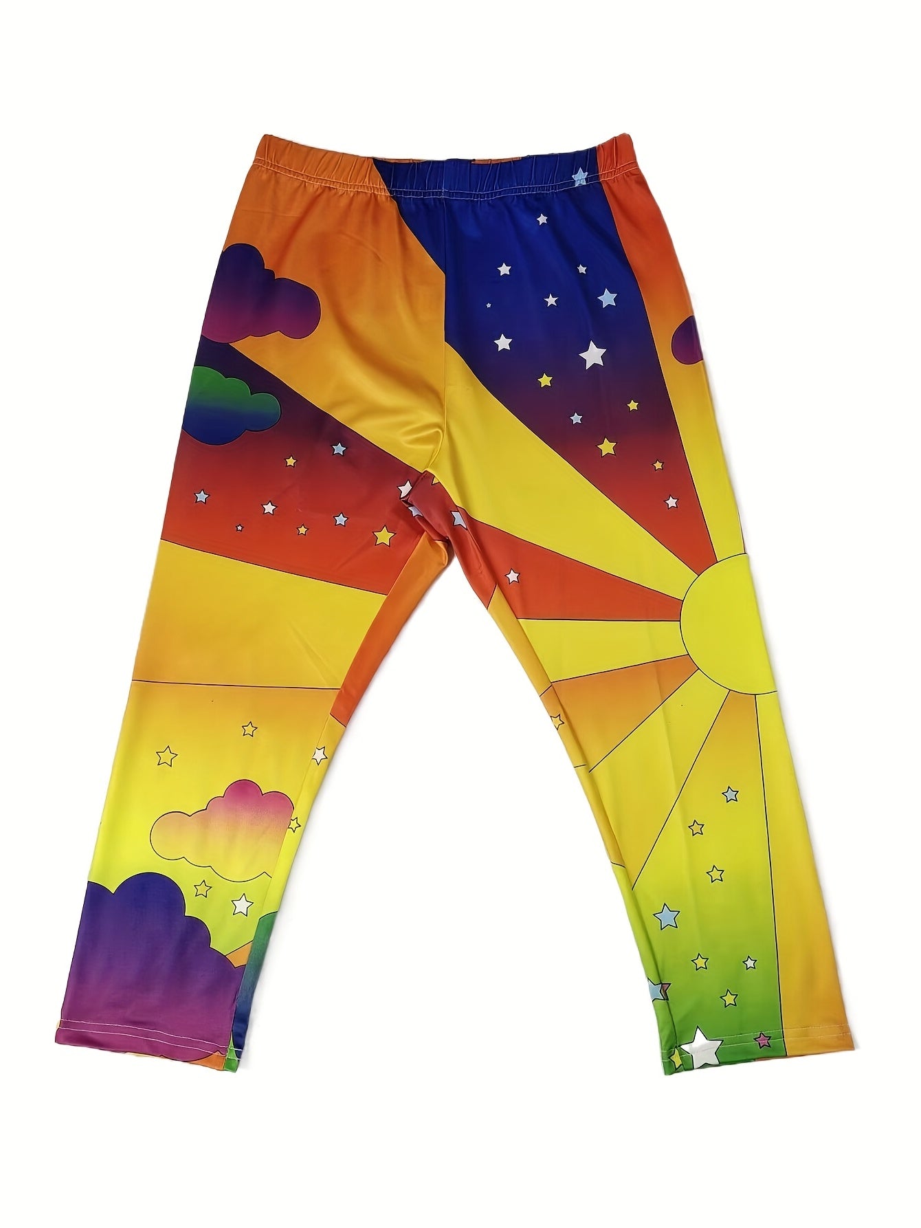Skinny Capris Leggings Allover Print for Women