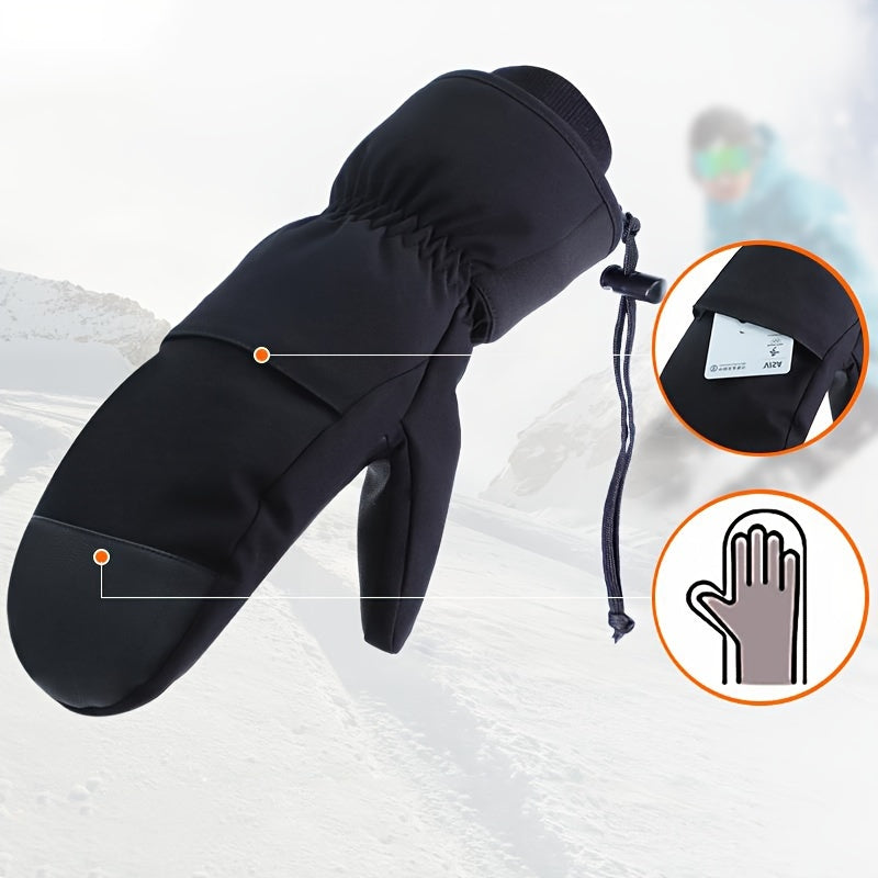 Winter Touch Screen Skiing Gloves Waterproof Windproof Warm Keeping Gloves