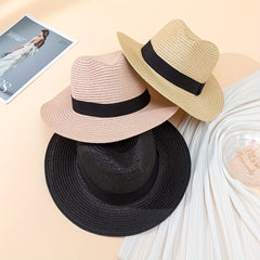 Sunshade Sunscreen Straw Hat for Men and Women