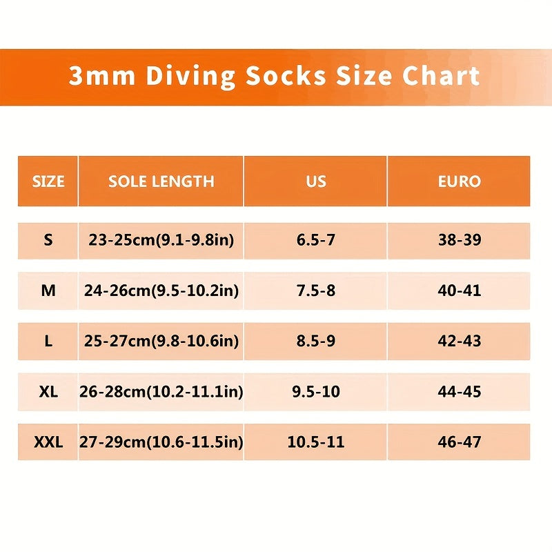 Neoprene Diving Socks for Men & Women Anti Slip Beach Shoes