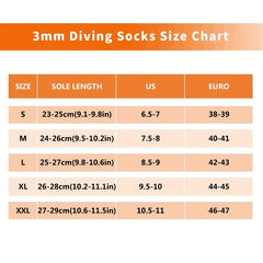 Neoprene Diving Socks for Men & Women Anti Slip Beach Shoes