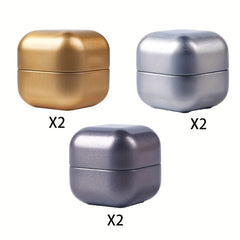 6pc Tea Can Portable Mini Iron Box Small Sealed Can Empty Can