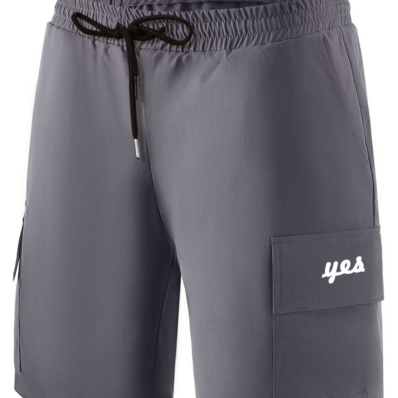 Classic Cargo Shorts Men s Casual Pocket Waist Drawstring Cargo Shorts