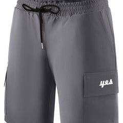 Classic Cargo Shorts Men s Casual Pocket Waist Drawstring Cargo Shorts