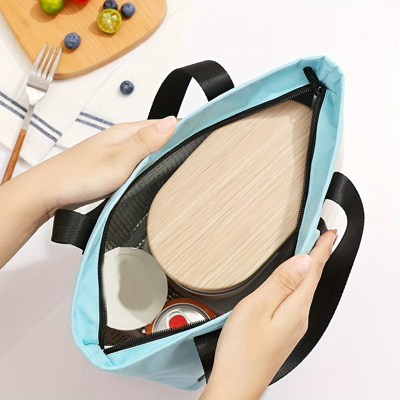 Portable Insulated Bag Outdoor Picnic Lunch Bento Bag