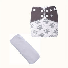 Adjustable Washable Cloth Diaper for Boys Girls with Microfiber Insert