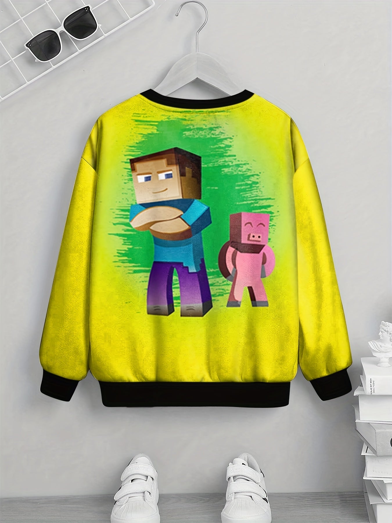 Teens 3D Print Sweatshirt Kids Casual Pullover Street Wear Clothes