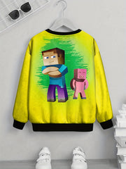 Teens 3D Print Sweatshirt Kids Casual Pullover Street Wear Clothes