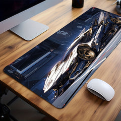 Anime Sports Car Long Mouse Pad Non-slip Waterproof Office Game Table Mat
