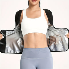 Women's Body Shaper Yoga Suit Sports Sweat Tank Top Fitness