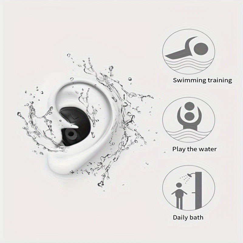 Spiral Silicone Earplugs with Box for Swimmers Divers Surfers