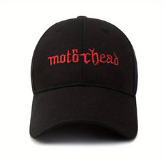 Gothic Letter Embroidery Baseball Cap Breathable Dad Hat Adjustable
