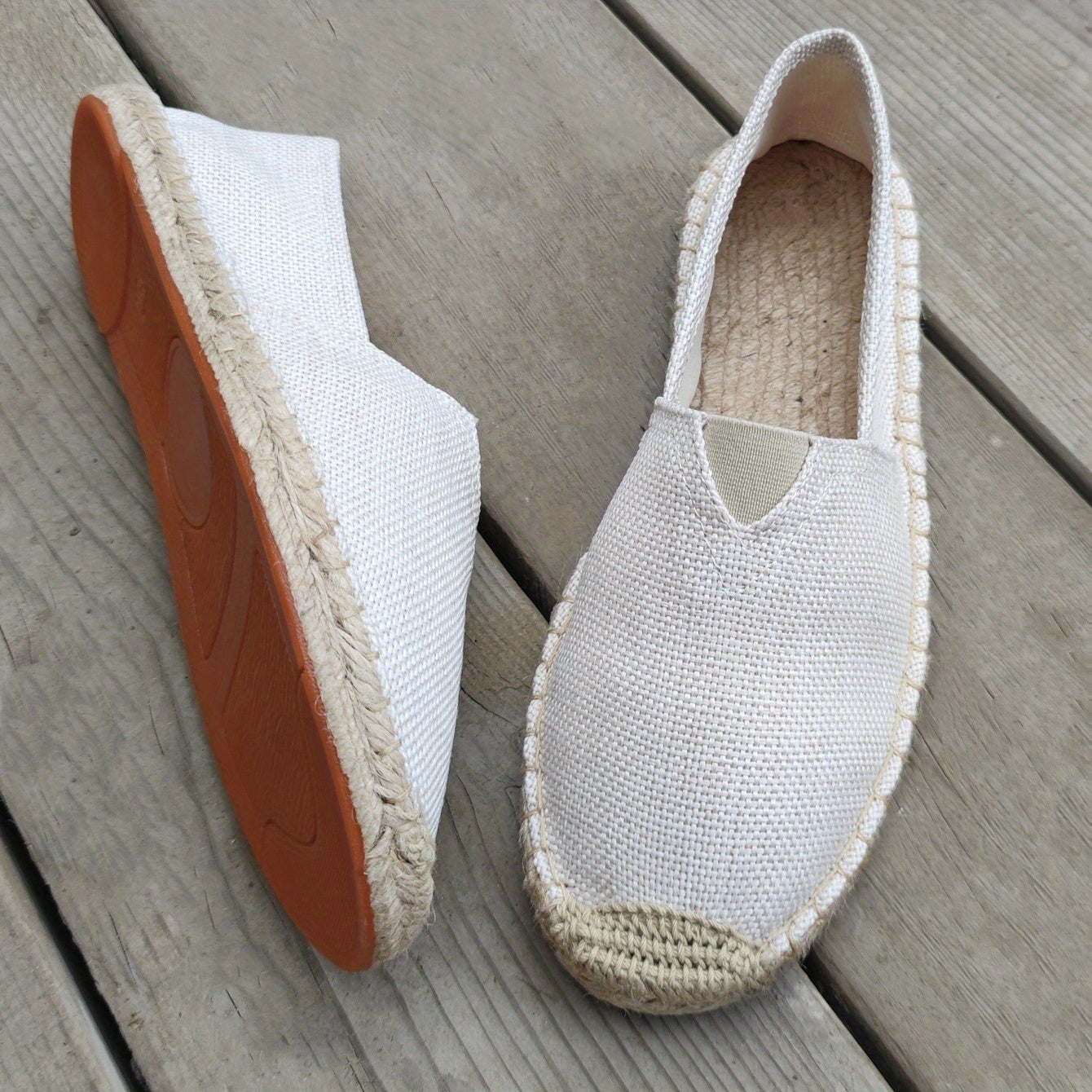 Men's Casual Slip-On Espadrilles Loafer Shoes