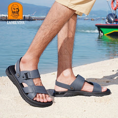 Men's Hiking Sandals Durable Outdoor Beach Water Shoes