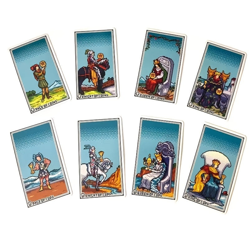 Pixel Tarot Card Board Game Fun Halloween Party Supplies