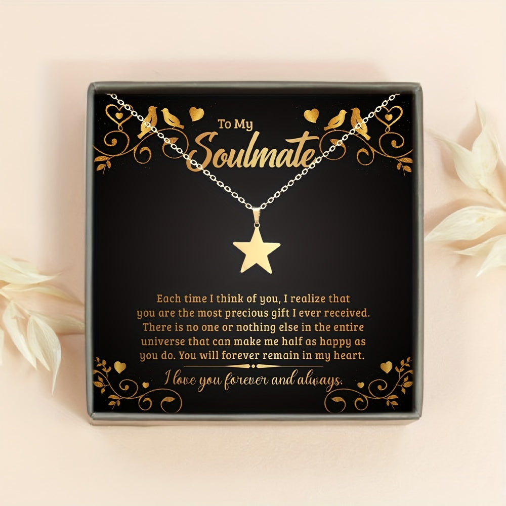 Girls' Stars Necklace Fairy Lucky Symbol Blessing Jewelry