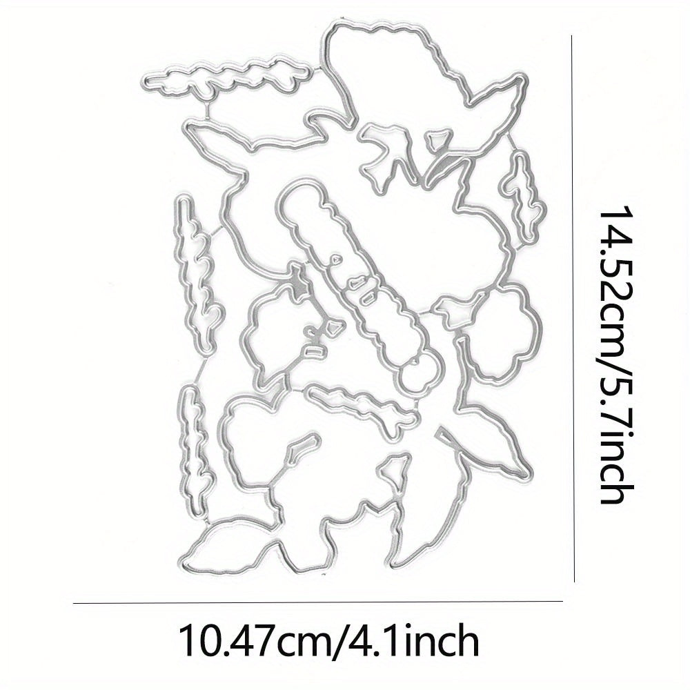 Poppy Hawthorn Stamp & Cutting Dies Set for DIY Scrapbooking