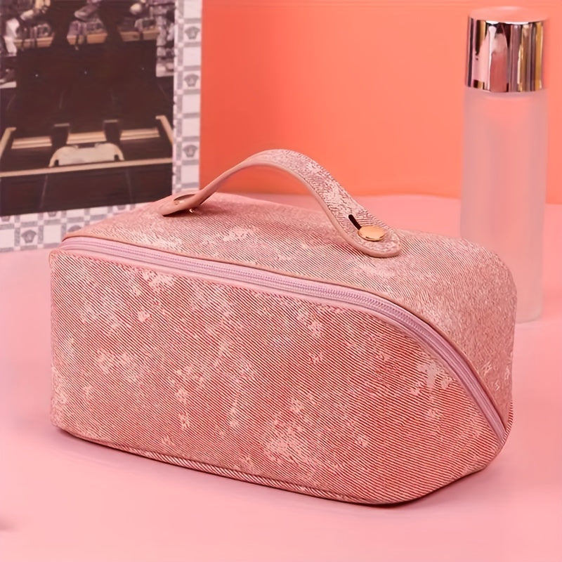 Large Capacity Travel Cosmetic Bag Waterproof Makeup Organizer