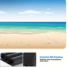 Summer Beach Non-slip Mouse Pad Game Pad 80.01 x 30.0cm