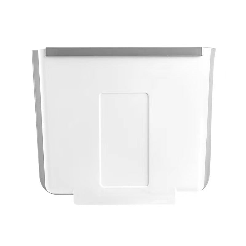 1pc Hanging Folding Trash Can Bin For Kitchen Cabinet Door