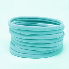 10pcs Nylon Hair Ties High Stretch Headbands for Kids Perfect Accessory