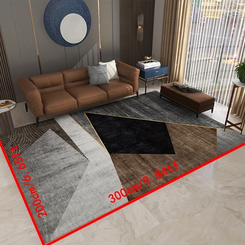 Modern Stylish Area Rug Non slip Soft Comfortable Home Decor