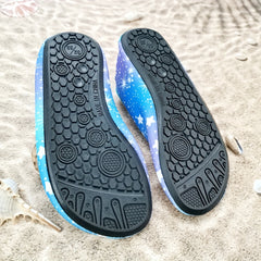 Girls Cartoon Print Water Shoes Lightweight Slip On Beach Aqua Socks