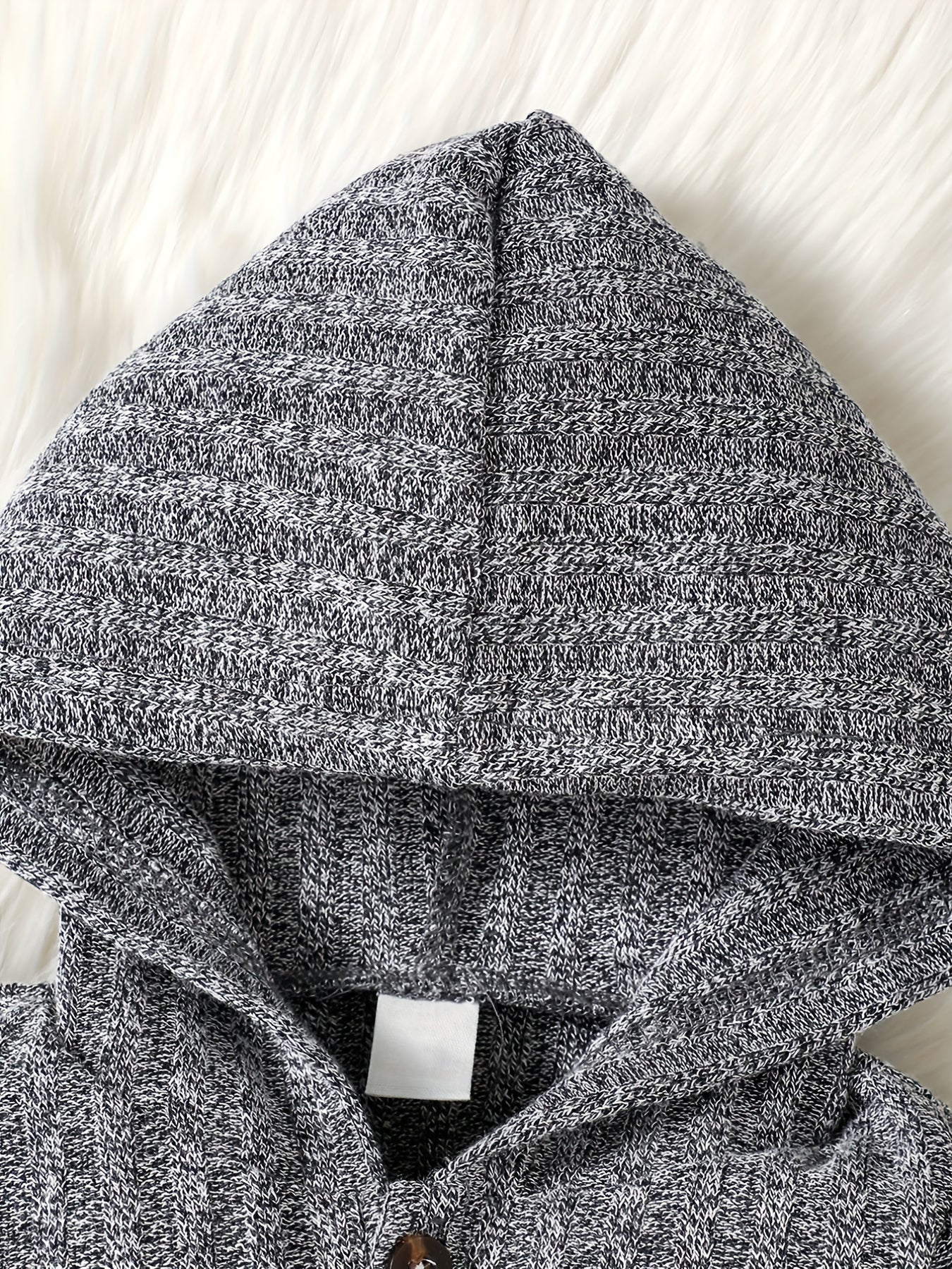 Infant Hooded Jumpsuit Long Sleeve Casual Romper