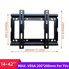 TV Wall Mount 14-85 Inch LED LCD Plasma Flat Screen TV Bracket VESA 600x50