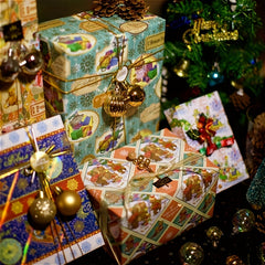 3pcs Laser Rainbow Film Gift Wrapping Paper Thickened Birthday Waterproof