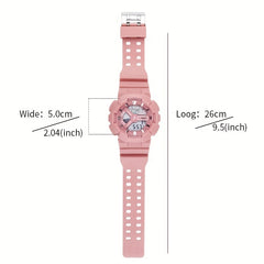 Stylist Electronic Watch With Silicone Band