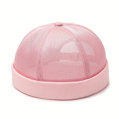Breathable Mesh Brimless Hat for Men and Women