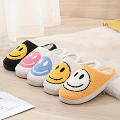 Kids Cartoon Slip On Slippers - Warm Soft Indoor Slippers