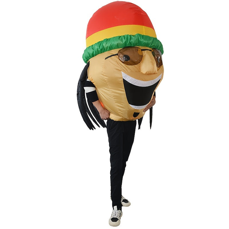 Inflatable Jamaican Costume Adult Size 150cm