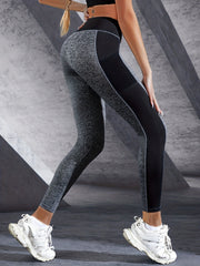 Soft Wide Waist Yoga Leggings Breathable Sports Tight Pants