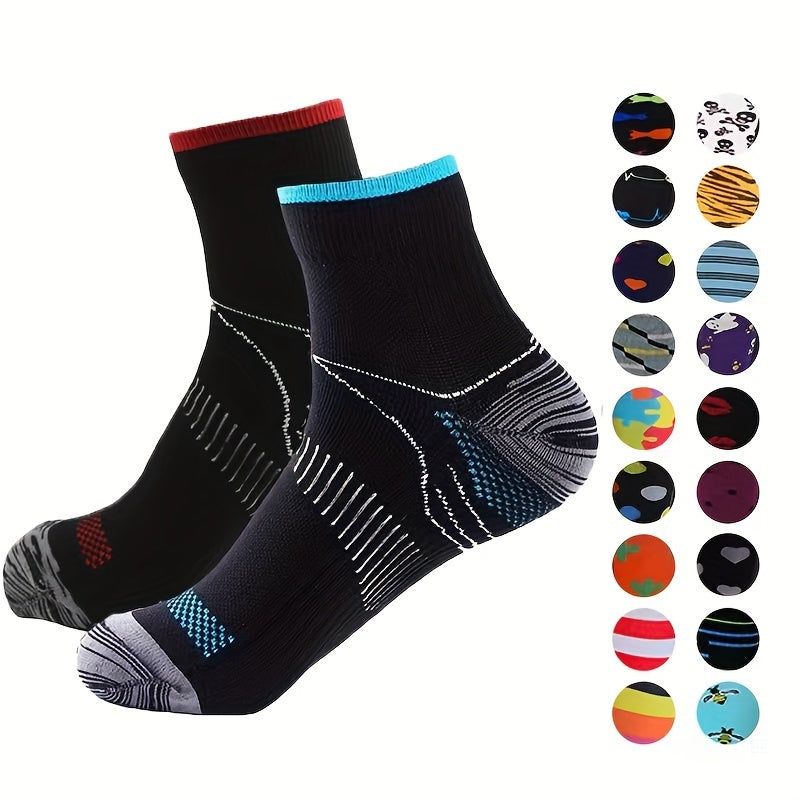 3 Pairs Compression Socks for Outdoor Sports