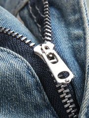 Boys Ripped Jeans Straight Cut Denim Pants for Spring and Autumn