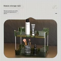 2 Tier Storage Rack Cosmetics Kitchen Miscellaneous Storage Box