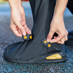 PVC Motorcycle Rainproof Shoe Cover Anti Slip High Cylinder Rain S