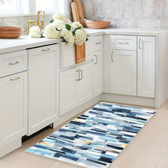 Striped Area Rug Washable Carpet for Home Decor