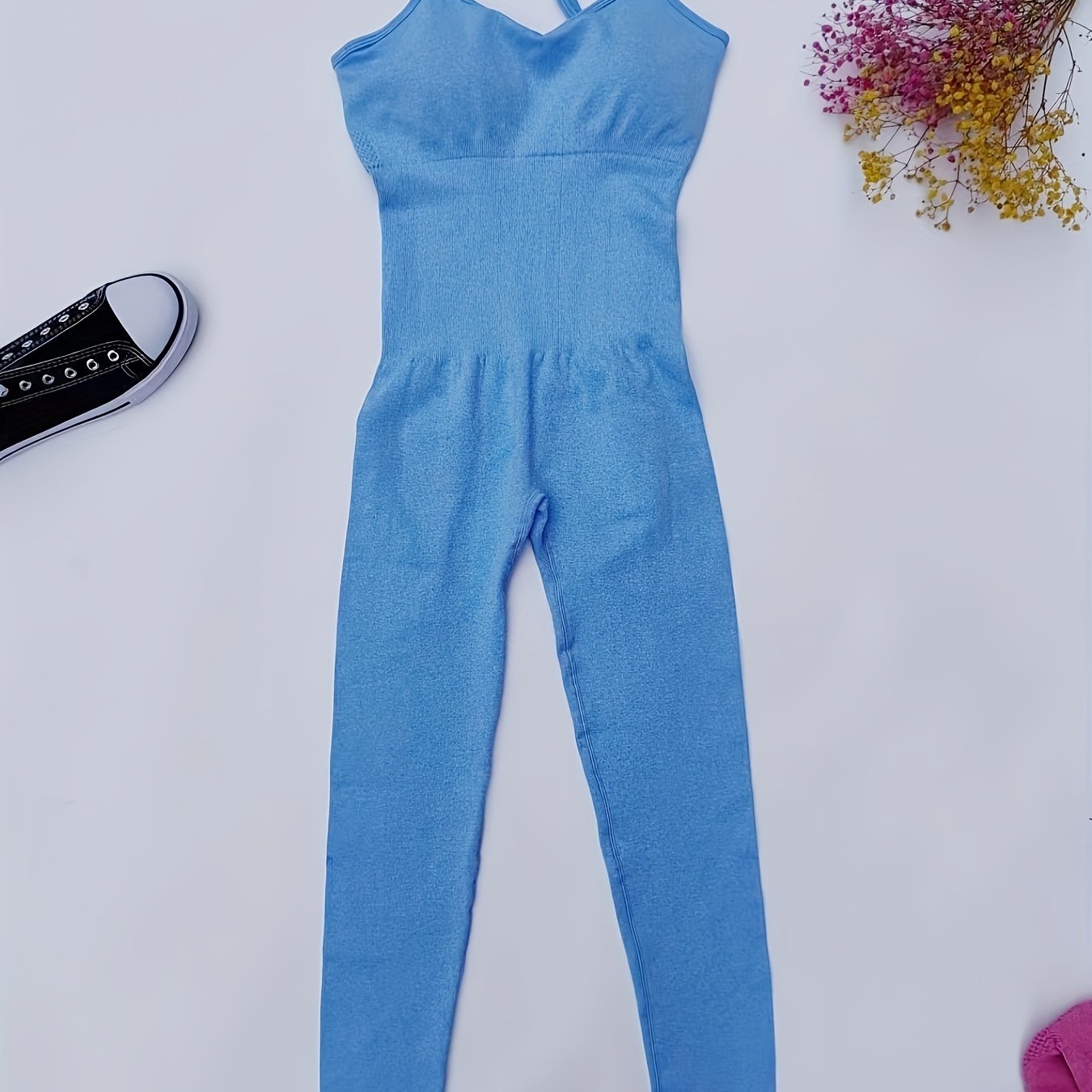 Seamless Stretch Sportswear Fitness Jumpsuit Yoga Wear Jumpsuit