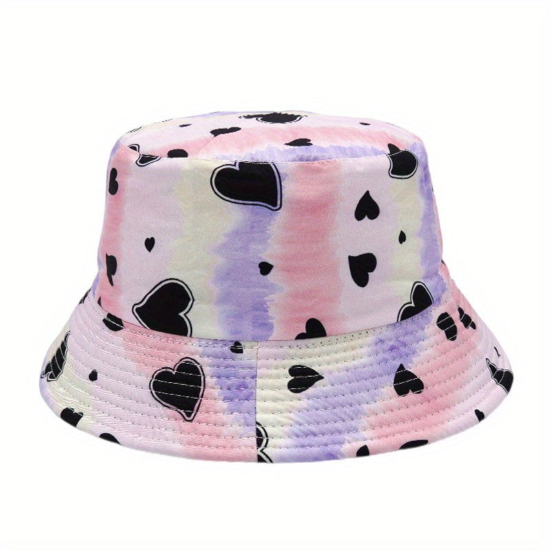 Magic Mushroom Bucket Hat Women Reversible Sun Hat Fisherman Cap