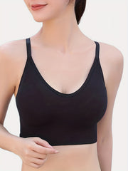 Wireless Sports Bra Comfortable Shockproof Yoga Workout Bra