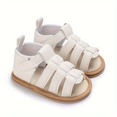 Breathable Open Toe Sandals for Baby Girls - Anti Slip Lightweight Sandals