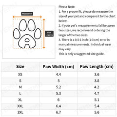 Waterproof Pet Dog Rainshoes for Small Dogs Soft Sole Feet Covers