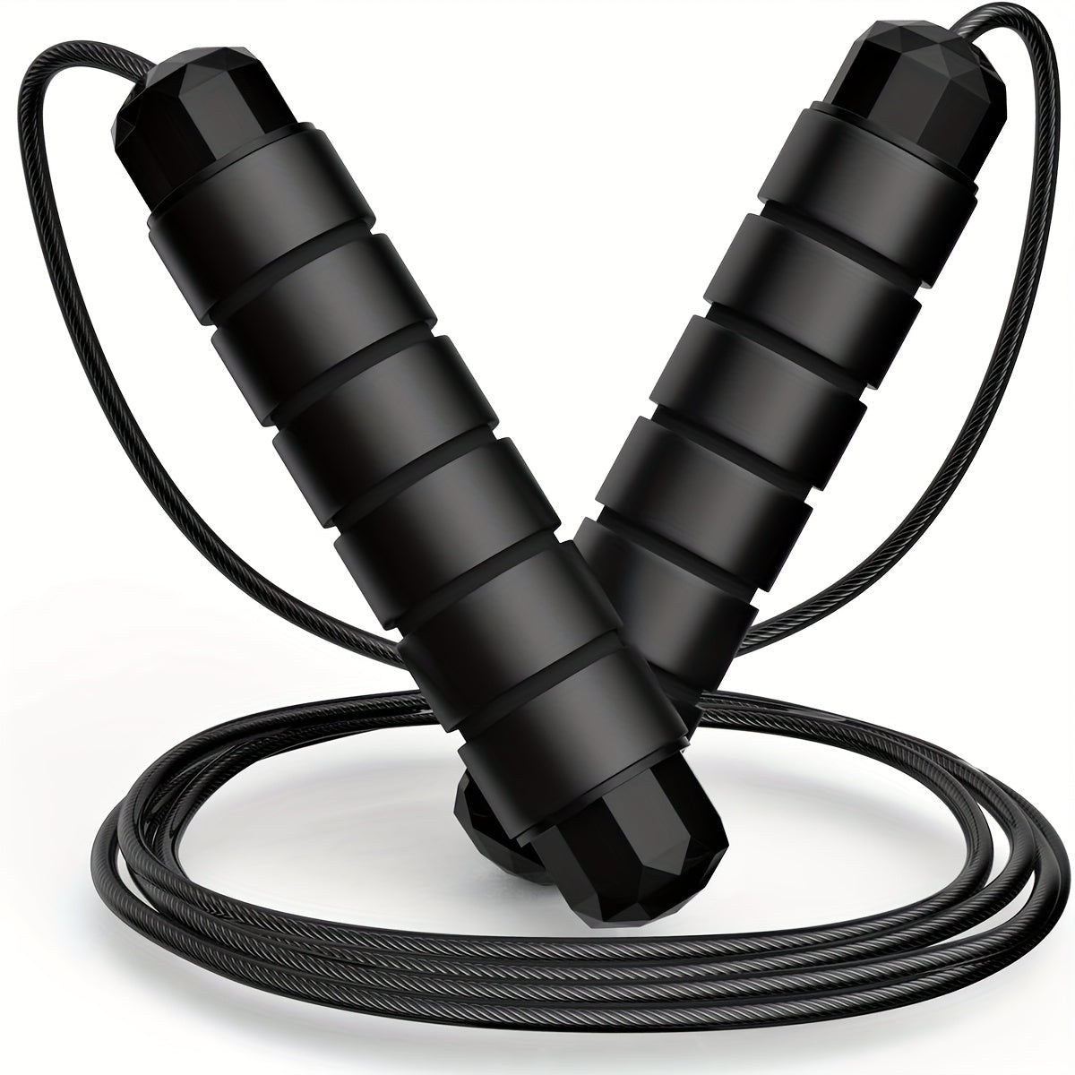 Adjustable Jump Rope with Soft Handles for Aerobic Exercise Weight Loss