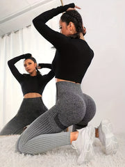 Gradient Seamless Yoga Pants High Waist Leggings