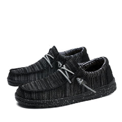 Men's Casual Canvas Loafer Shoes Lightweight Slip On